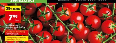Pomidory cherry gałązka promocja w Biedronka