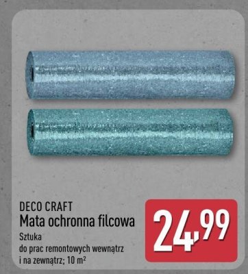 Mata ochronna filcowa DECO CRAFT promocja w Aldi