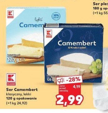 Ser camembert K-classic promocja