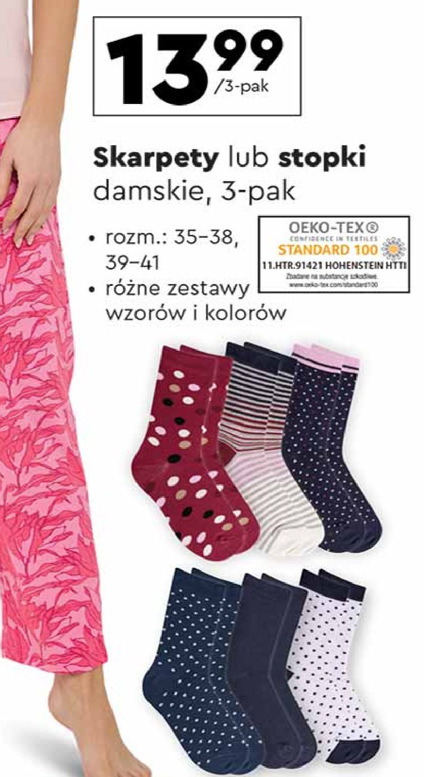 Skarpety damskie 39-41 promocja