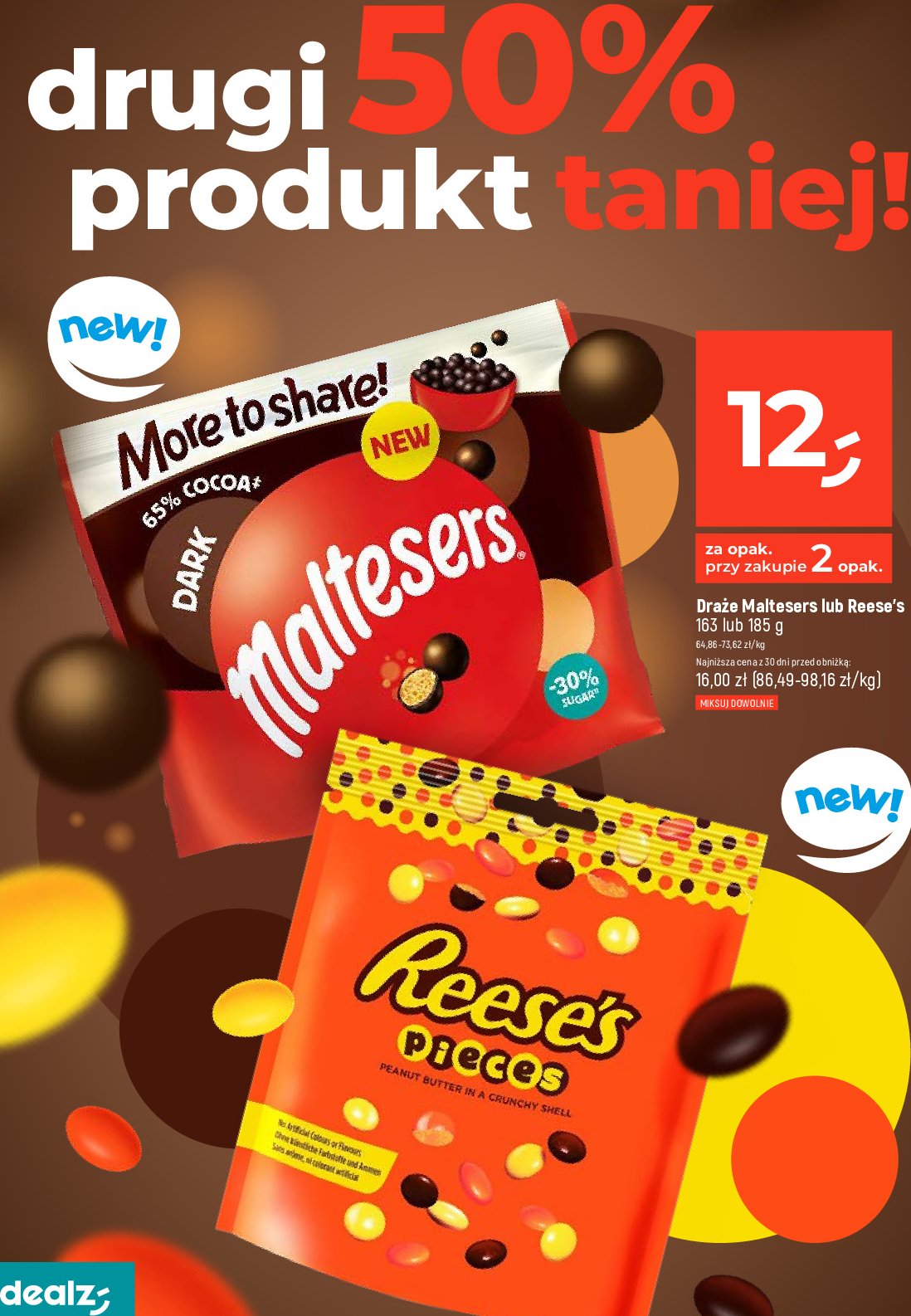 Drażetki REESE'S PIECES promocja
