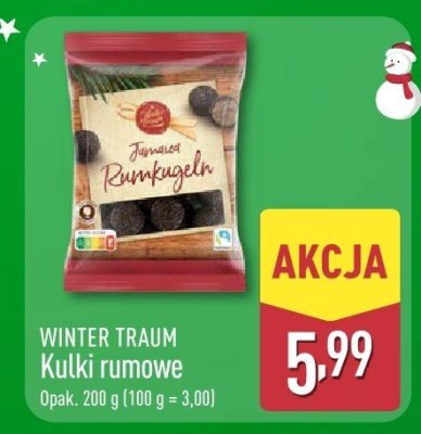 Kulki rumowe Winter Traum promocja w Aldi