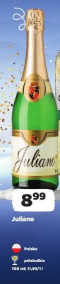 Wino musujące Juliano promocja w Netto