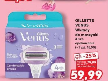 Wkłady do maszynki Gillette simply venus 3 promocja w Kaufland