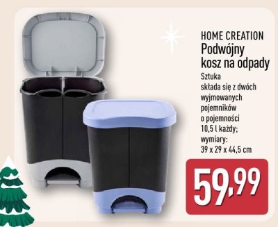 Podwójny kosz na odpady  promocja w Aldi