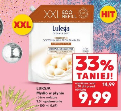 Mydło w płynie różne rodzaje XXL Eco Refill promocja w Kaufland