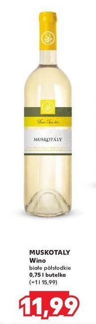 Wino półsłodkie MUSKOTALY promocja w Kaufland