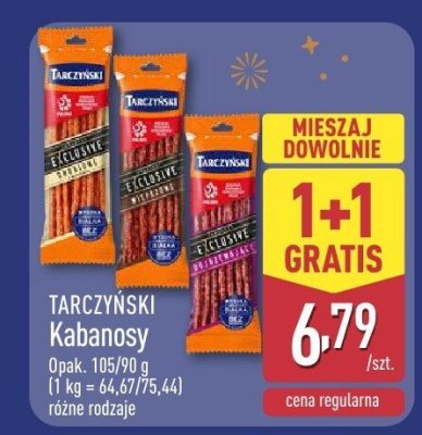 Kabanosy Tarczyński (różne rodzaje) promocja w Aldi