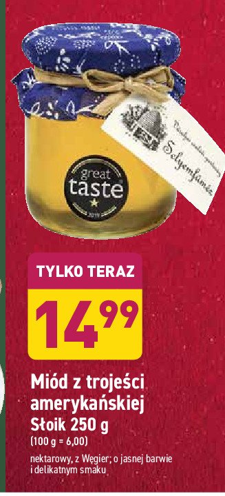 Mi贸d z troje艣ci ameryka艅skiej promocja