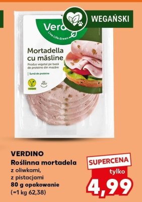 Roślinna mortadela z pistacjami promocja w Kaufland