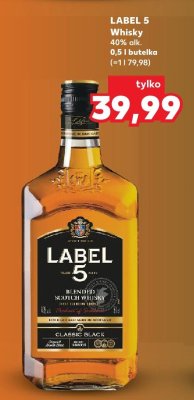 Whisky Johnnie walker black label promocja w Kaufland