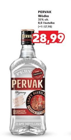 Wódka Pervak pszenny promocja w Kaufland