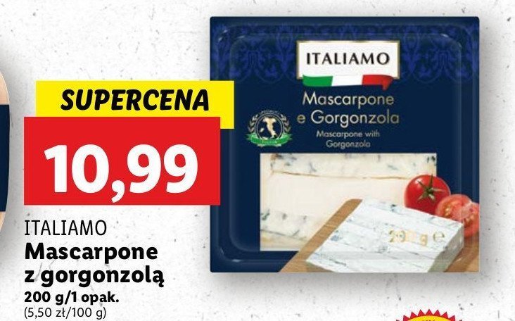 Ser mascarpone z gorgonzolą Italiamo promocja