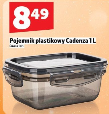 Pojemnik plastikowy Cadenza 1L promocja w TOPAZ