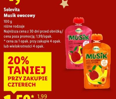 Musik owocowy Solevita promocja w Lidl