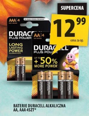 Baterie Duracell alkaliczna AA, AAA 6szt promocja w Arhelan