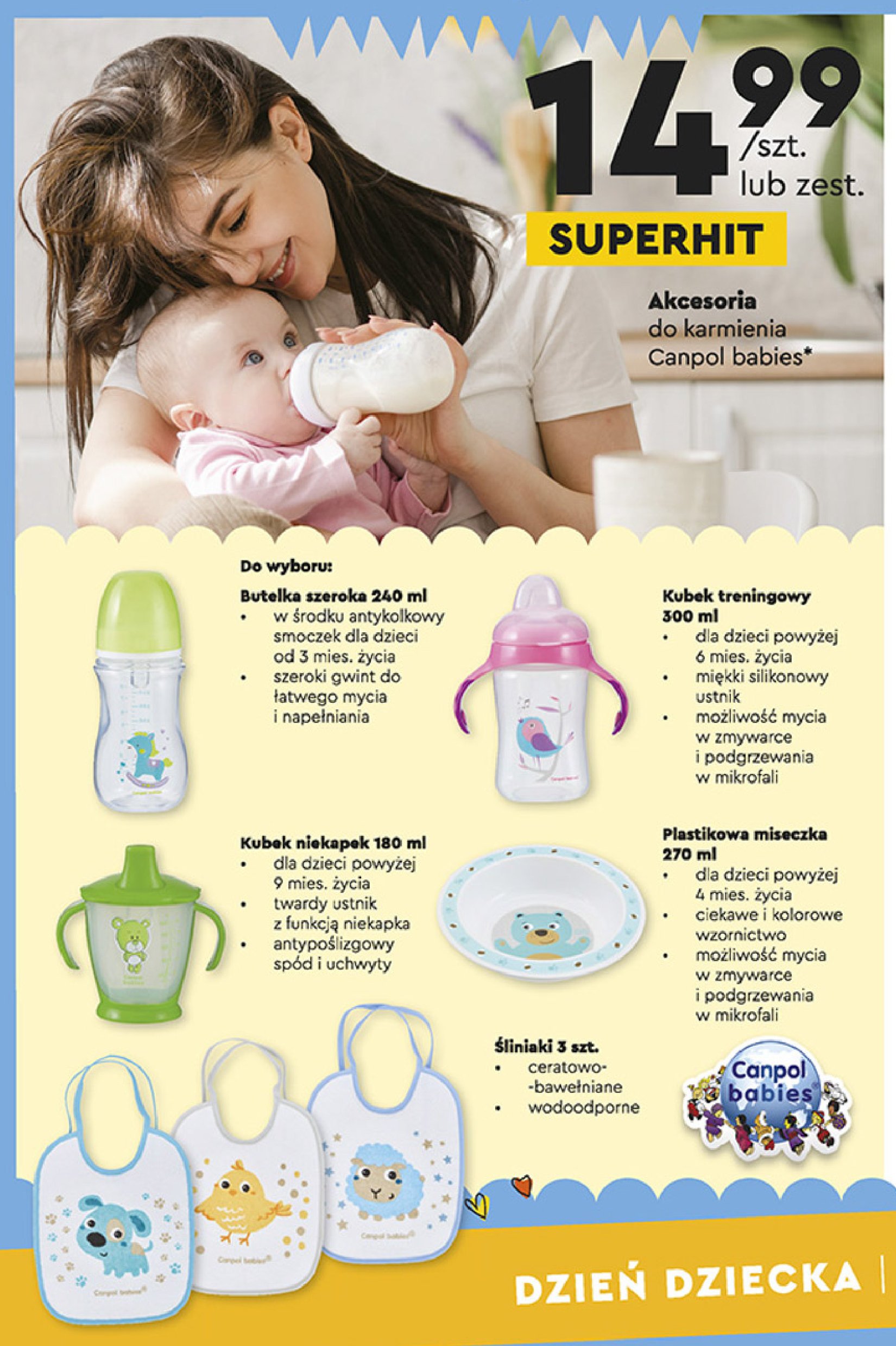 Butelka szerokootworowa pi艂karze 240 ml Canpol babies promocja