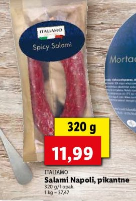 Salami neapolitańskie pikantne Italiamo promocja