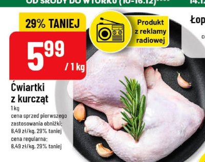Ćwiartki z kurcząt promocja w POLOmarket