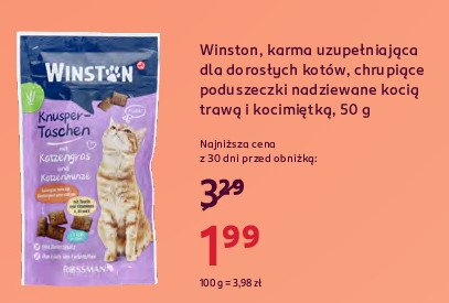 Karma dla kota Winston promocja w Rossmann