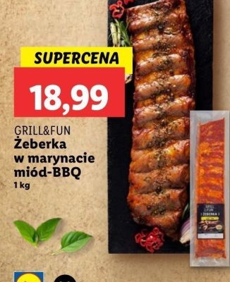 Żeberka w marynacie bbq Grill and fun promocja