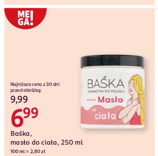 Masło do ciała malinowe Baśka promocja w Rossmann