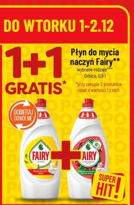 Płyn do mycia naczyń Fairy promocja w POLOmarket