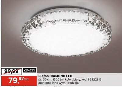 Plafon DIAMOND LED promocja w Leroy Merlin