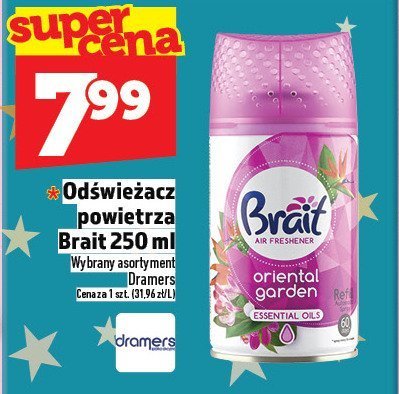 Odświeżacz powietrza Brait 250 ml promocja w TOPAZ