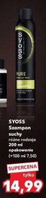 Suchy szampon do w艂os贸w Syoss pure fresh promocja