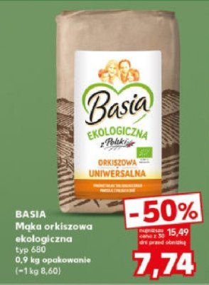 Mąka orkiszowa ekologiczna typ 680 promocja w Kaufland