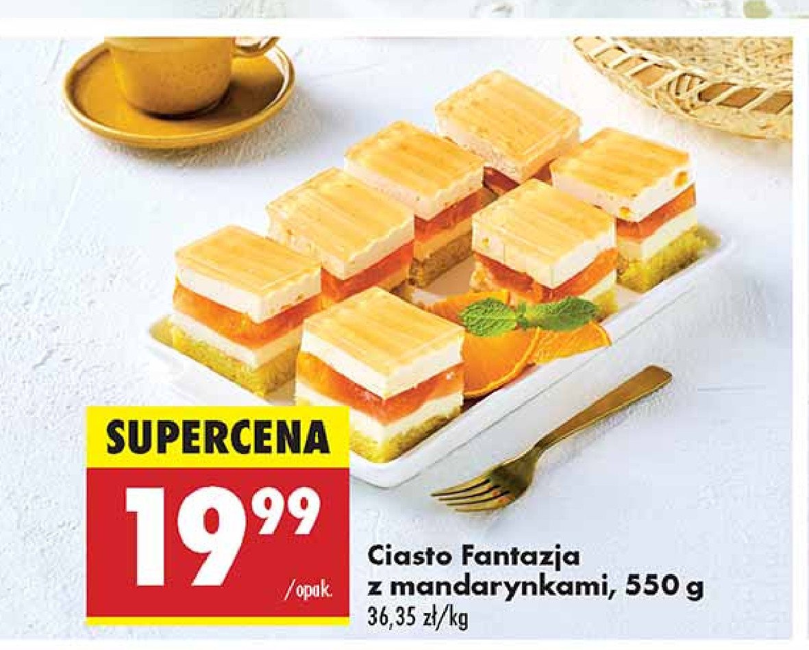 Ciasto fantazja z mandarynkami promocja