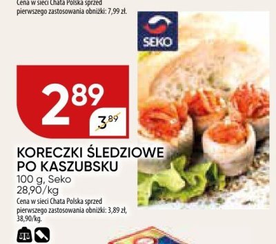 Koreczki śledziowe po kaszubsku promocja w Chata Polska
