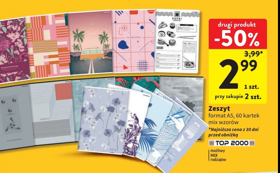 Zeszyt a5/60 Top-2000 promocja