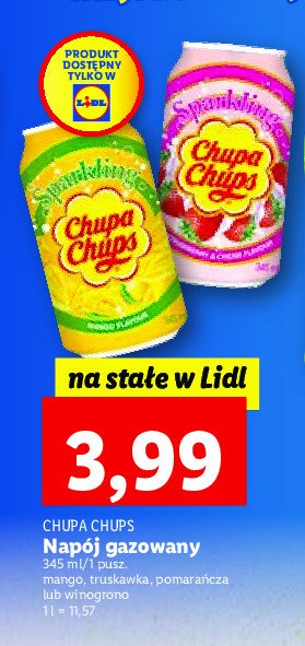 Napój mango Chupa chups promocja