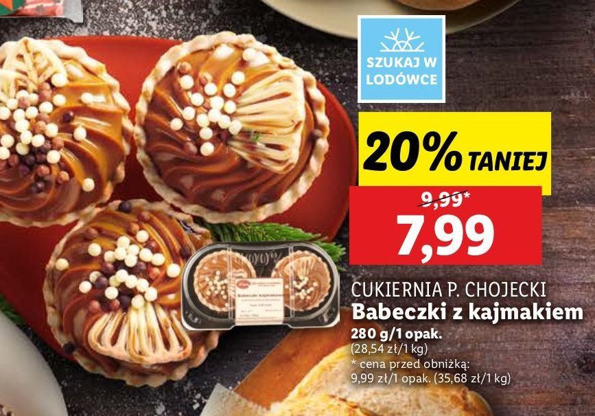 Babeczki z kajmakiem Chojecki promocja