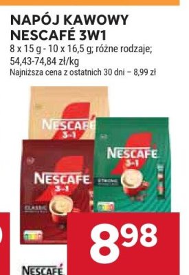 Napój kawowy Nescafe 3w1 promocja w Stokrotka