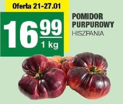 Pomidor purpurowy Hiszpania promocja w SPAR