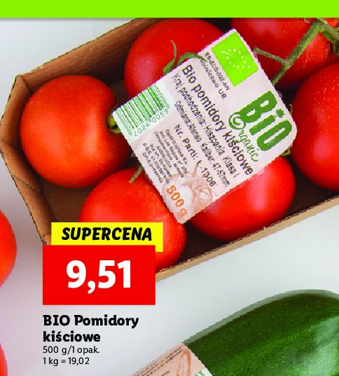 Pomidory kiściowe Bio organic promocje