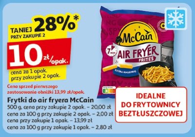 Frytki do air fryera McCain promocja w Auchan