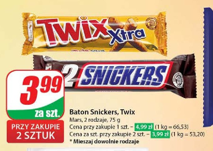 Baton Twix 'xtra promocja