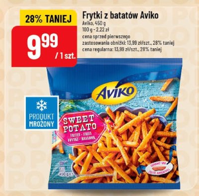 Frytki z batatów promocja w POLOmarket