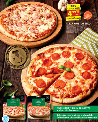 Pizza capricciosa Gustobello promocja