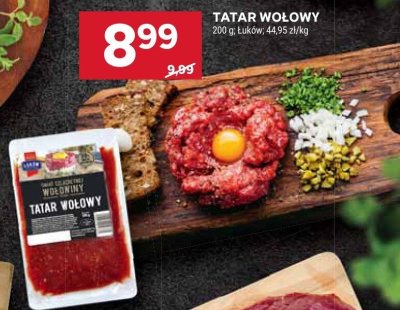 Tatar wołowy promocja w Stokrotka