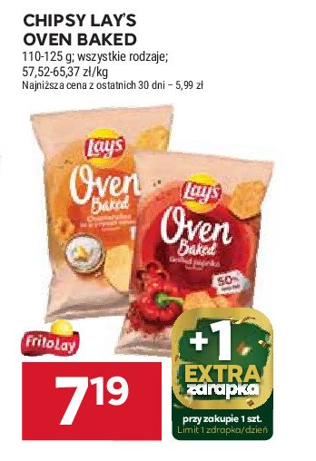 Chipsy grilled paprika Lay's oven baked promocja