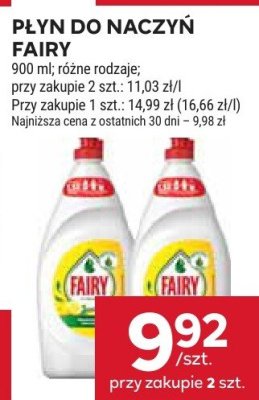 Płyn do naczyń Fairy promocja w Stokrotka