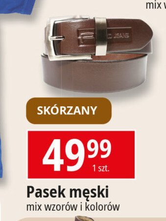 Pasek m臋ski sk贸rzany promocja