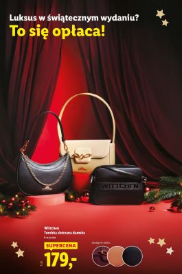 Torebka skórzana damska  promocja w Lidl