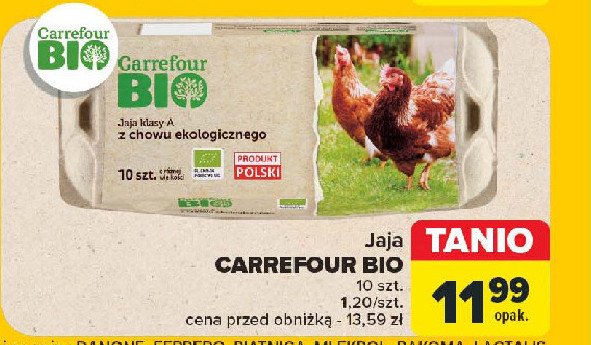 Jaja kl. a Carrefour bio promocja