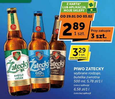 Piwo Żatecky Světlý Ležák promocja w Groszek